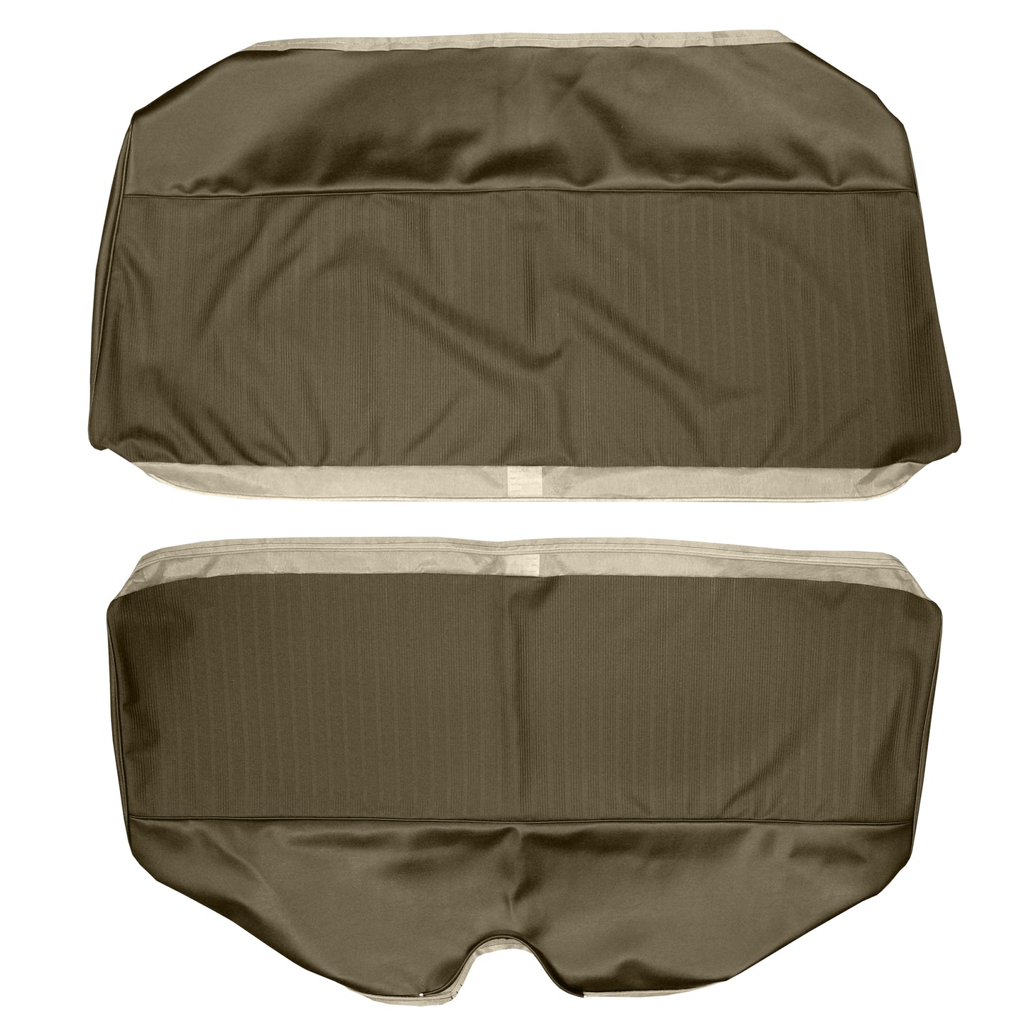 71 DUSTER/DEMON "STANDARD" REAR UPHOLSTERY- BROWN