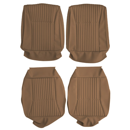 70 CHRYSLER 300/NEWPORT BUCKET SEAT UPHOLSTERY -  BROWN