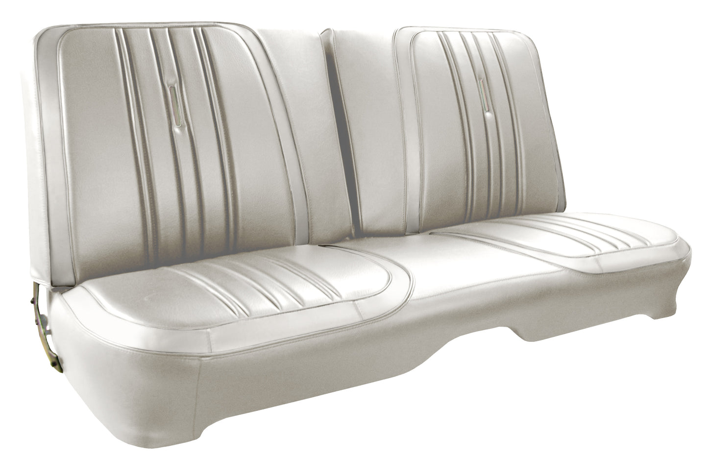 70 SATELLITE/ROADRUNNER/SUPERBIRD "DECOR" SPLIT BENCH UPHOLSTERY - WHITE