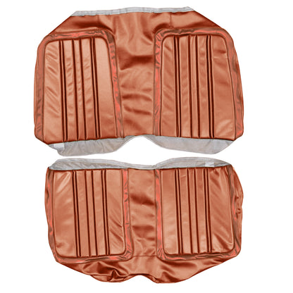 70 SATELLITE/ROADRUNNER "DECOR" CONV. REAR UPHOLSTERY - BURNT ORANGE