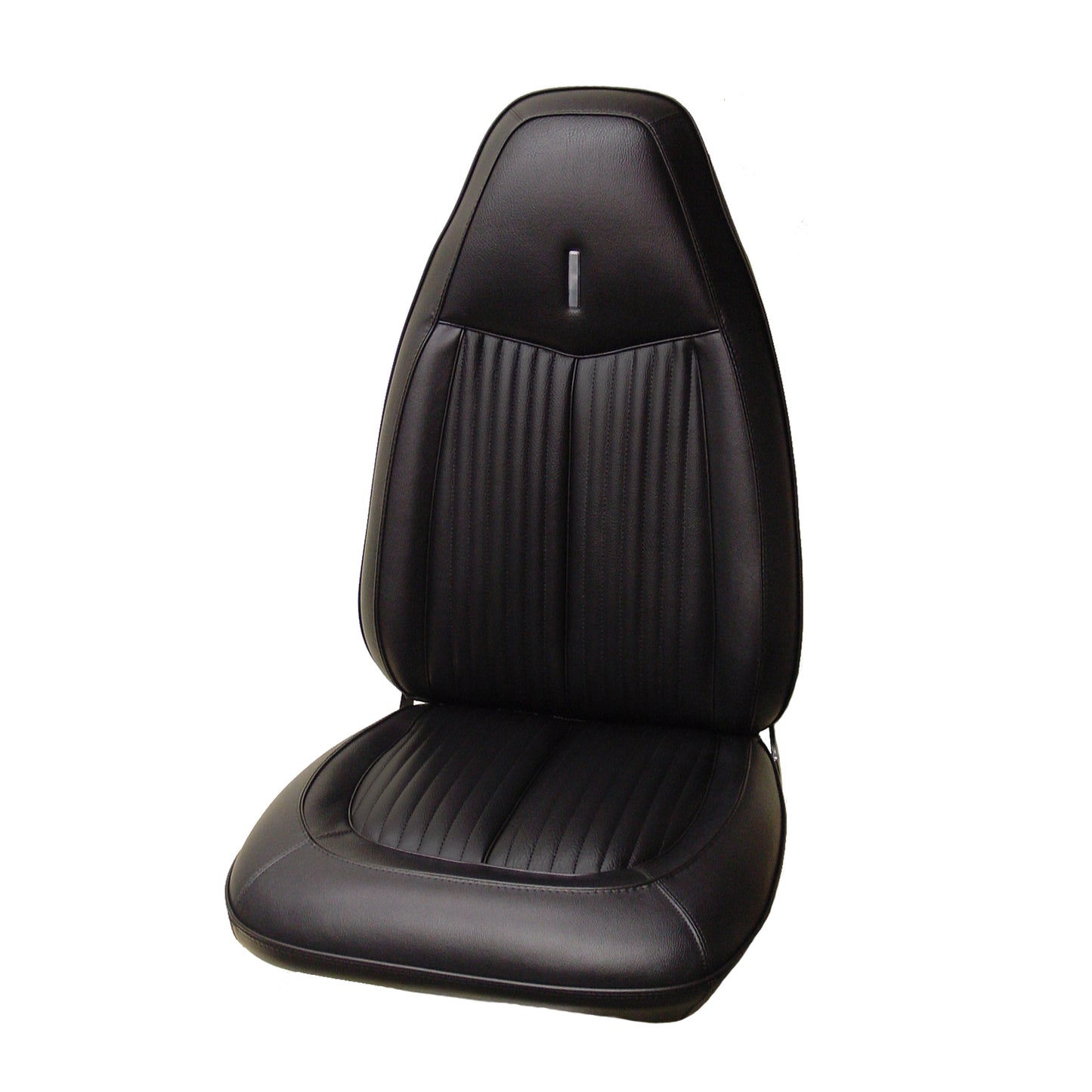 70 DUSTER "CUSTOM" BUCKET SEAT UPHOLSTERY - BLACK