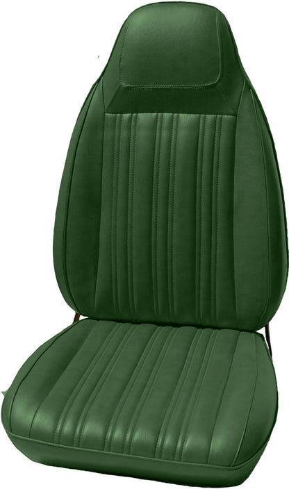 70 CORONET 500/RT/SUPERBEE BUCKET SEAT UPHOLSTERY - GREEN
