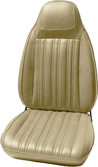 70 CORONET 500/RT/SUPERBEE BUCKET SEAT UPHOLSTERY - LSRM GOLD