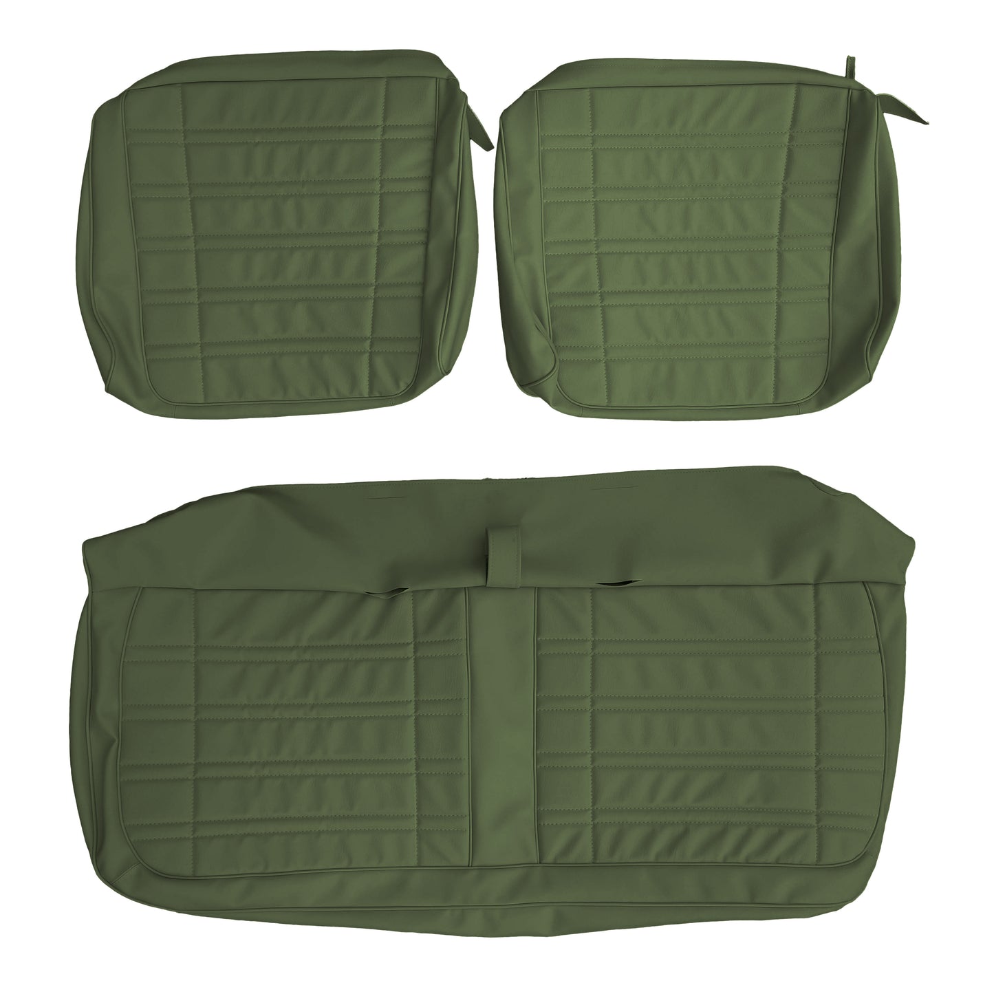 70 CORONET 440/SUPERBEE SPLIT BENCH UPHOLSTERY - GREEN