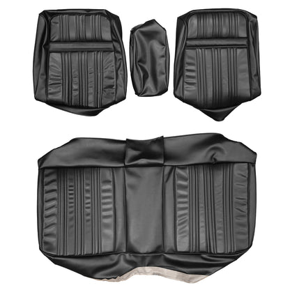 70 CORONET 500 SPLIT BENCH W/ C.A.R. UPHOLSTERY - BLACK