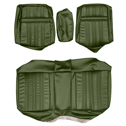 70 CORONET 500 SPLIT BENCH W/ C.A.R. UPHOLSTERY - GREEN