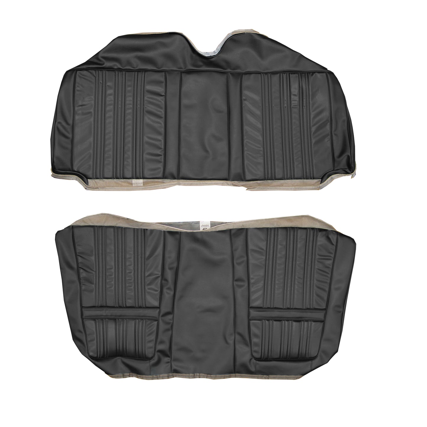70 CORONET 500/RT/SUPERBEE HTP REAR UPHOLSTERY - BLACK