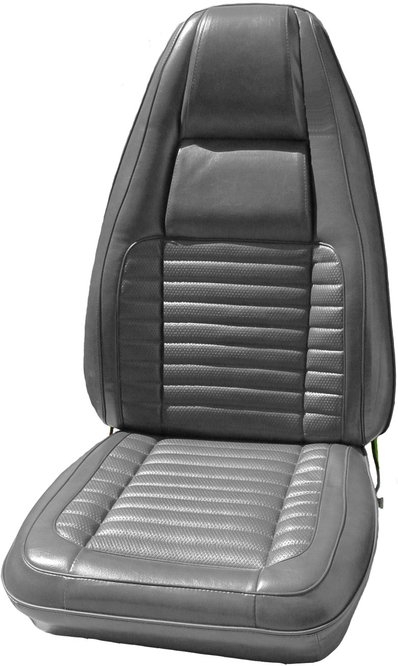 70 CHARGER BUCKET SEAT UPHOLSTERY -  CHARCOAL