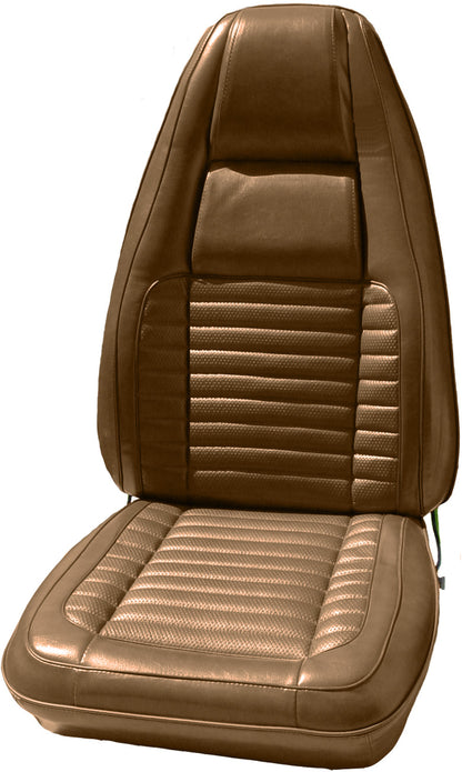 70 CHARGER BUCKET SEAT UPHOLSTERY -  BROWN