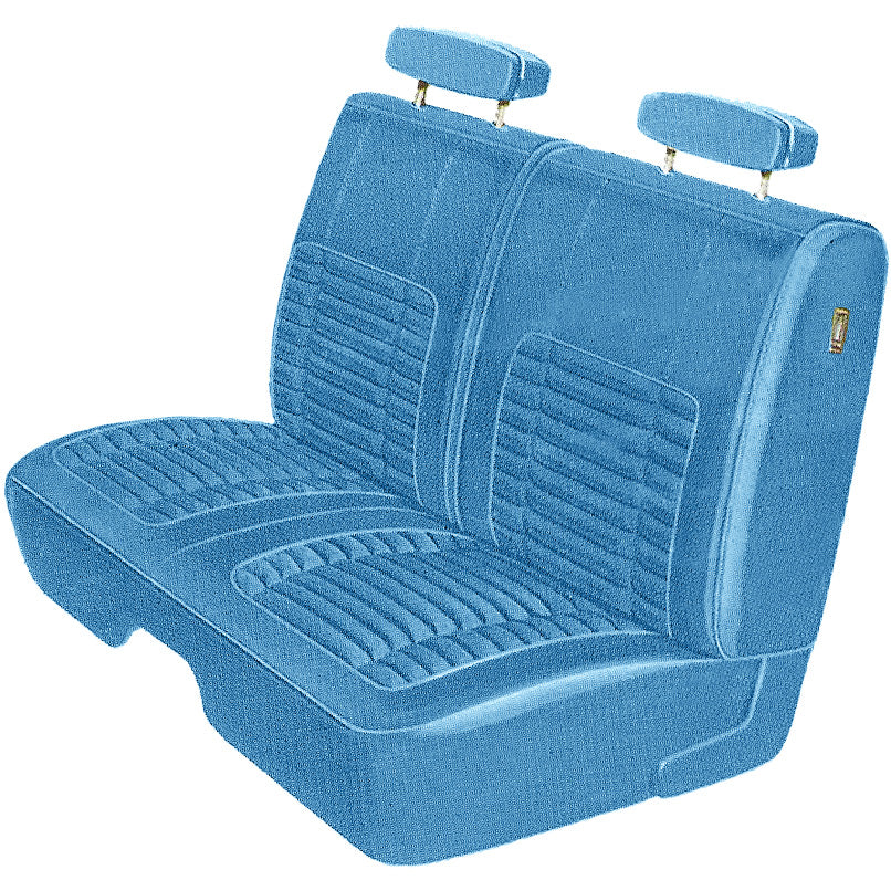 70 CHARGER SPLIT BENCH UPHOLSTERY - BRIGHT BLUE