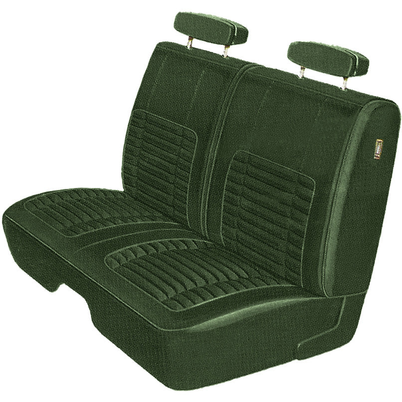 70 CHARGER SPLIT BENCH UPHOLSTERY - GREEN