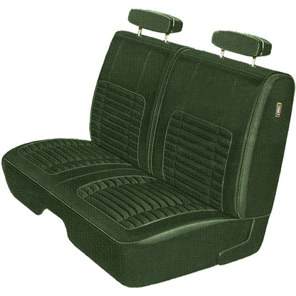 70 CHARGER SPLIT BENCH UPHOLSTERY - GREEN