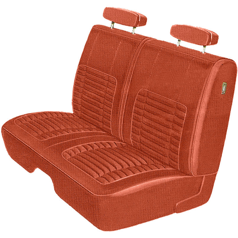 70 CHARGER SPLIT BENCH UPHOLSTERY - BURNT ORANGE