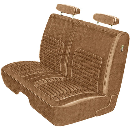 70 CHARGER SPLIT BENCH UPHOLSTERY - BROWN
