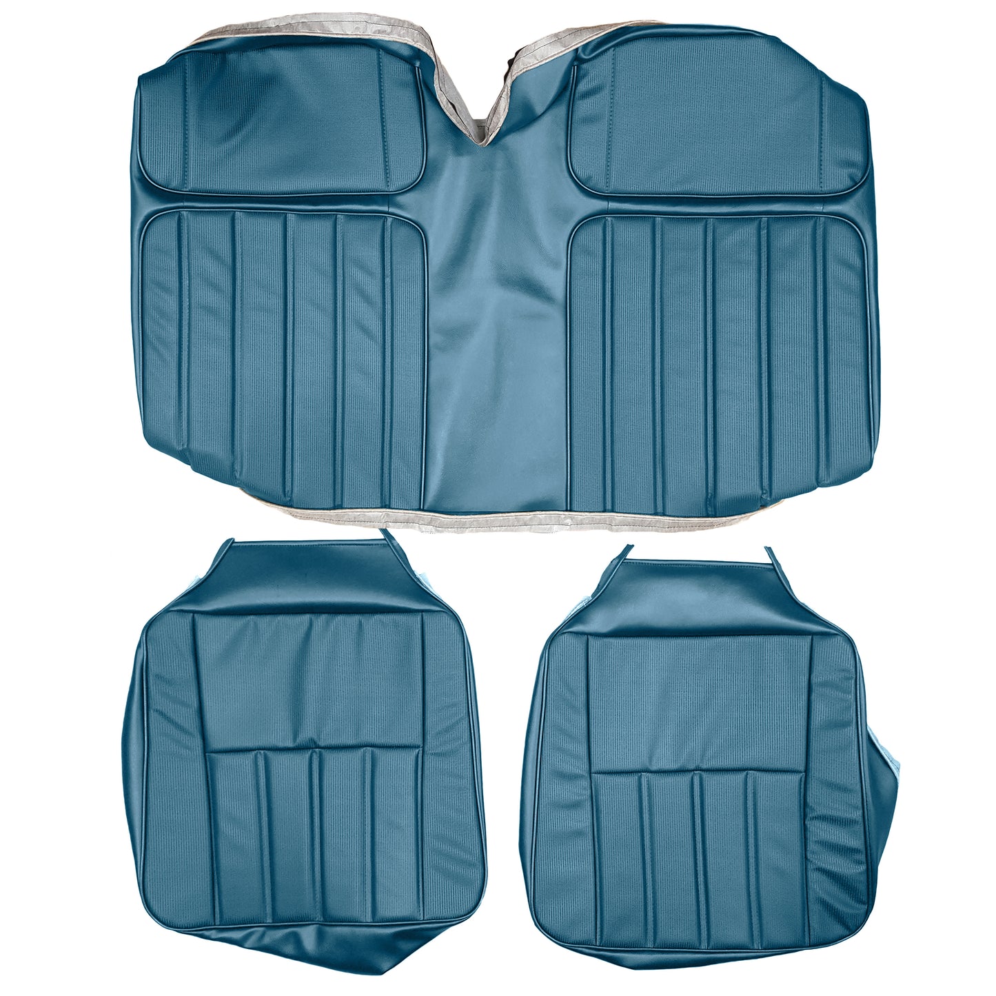 70 CAMARO "DELUXE" HARDTOP REAR UPHOLSTERY - BRIGHT BLUE