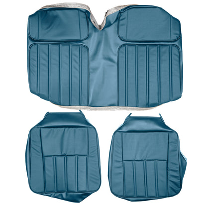 70 CAMARO "DELUXE" HARDTOP REAR UPHOLSTERY - BRIGHT BLUE
