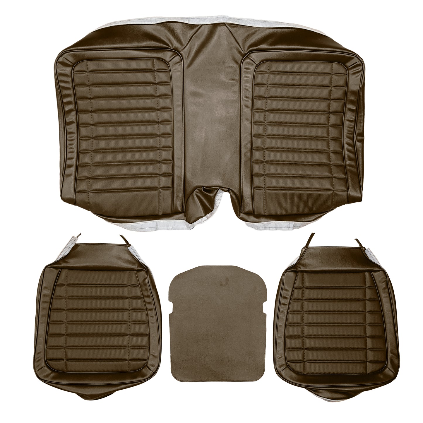 70 FIREBIRD/TRANS AM "DELUXE" HARDTOP REAR UPHOLSTERY - BURNISHED SADDLE