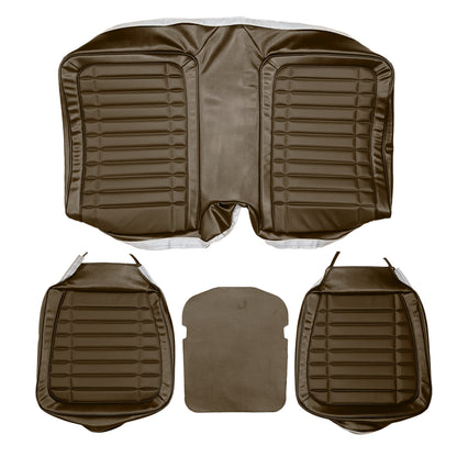 70 FIREBIRD/TRANS AM "DELUXE" HARDTOP REAR UPHOLSTERY - BURNISHED SADDLE