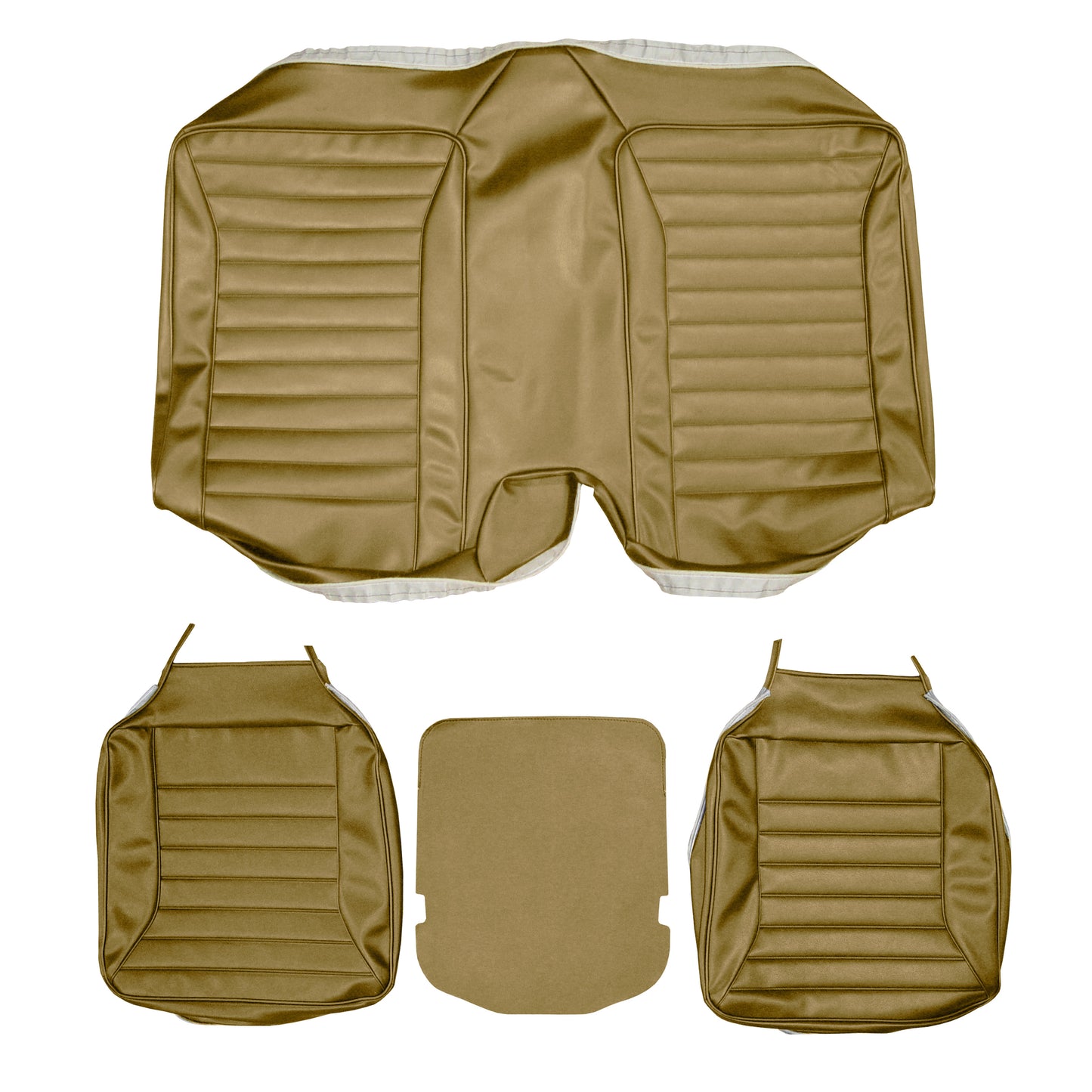 70 FIREBIRD/TRANS AM "STANDARD" HARDTOP REAR UPHOLSTERY - SADDLE