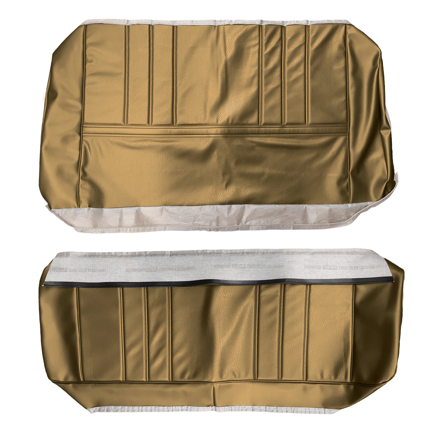 70 F-85 SPORTS COUPE REAR UPHOLSTERY - GOLD
