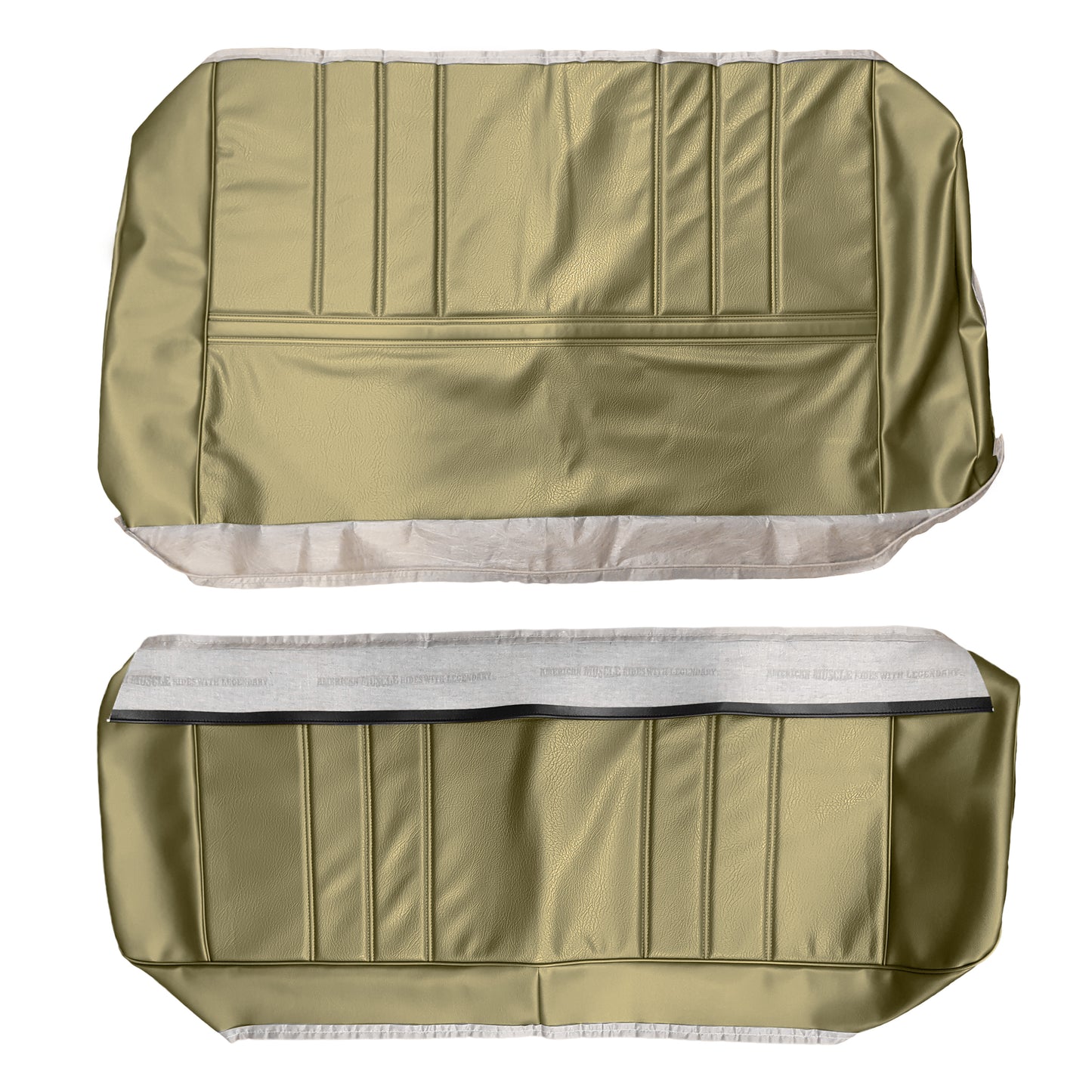 70 F-85 SPORTS COUPE REAR UPHOLSTERY - SANDALWOOD