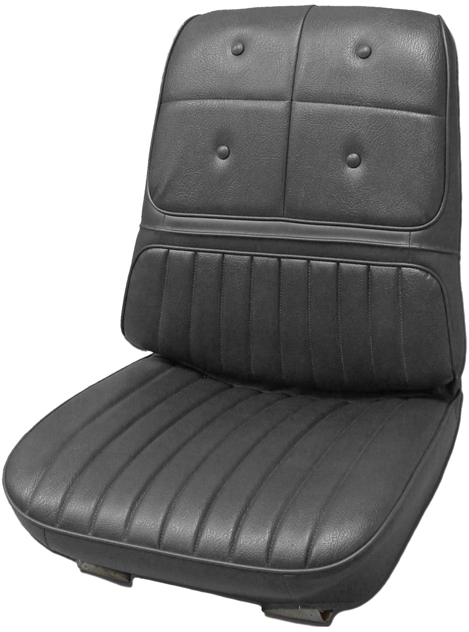 70 CUTLASS SUPREME/442 BUCKET SEAT UPHOLSTERY - BLACK