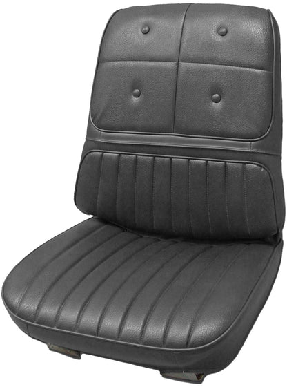 70 CUTLASS SUPREME/442 BUCKET SEAT UPHOLSTERY - BLACK