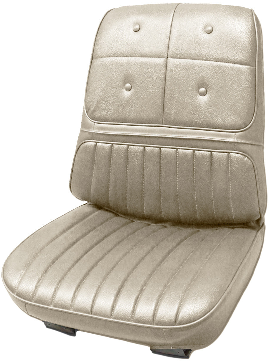 70 CUTLASS SUPREME/442 BUCKET SEAT UPHOLSTERY - PEARL WHITE