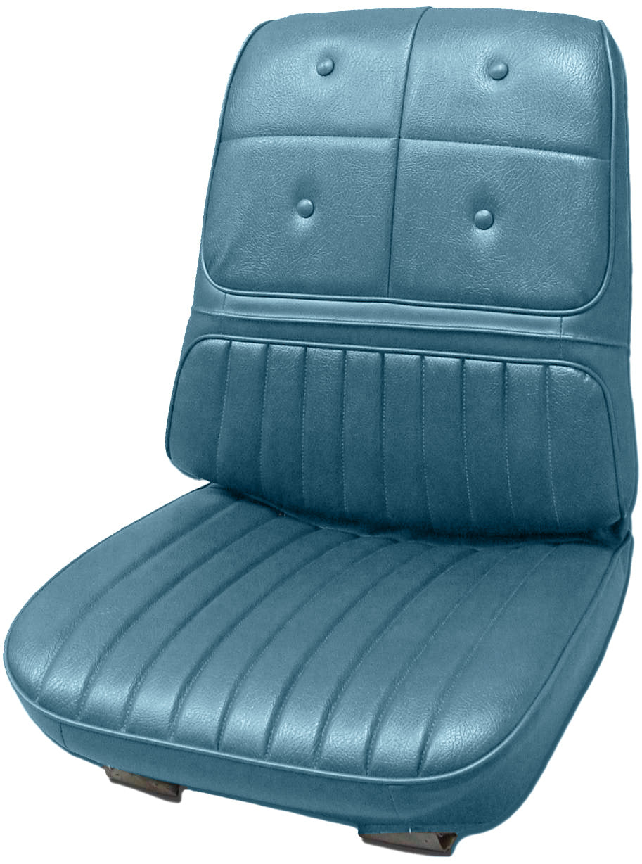 70 CUTLASS SUPREME/442 BUCKET SEAT UPHOLSTERY - BLUE