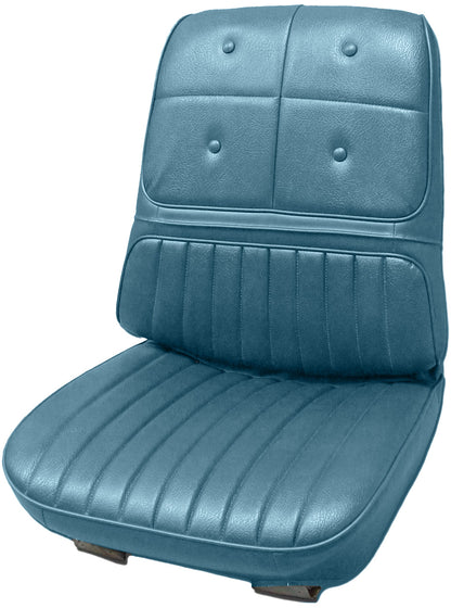 70 CUTLASS SUPREME/442 BUCKET SEAT UPHOLSTERY - BLUE