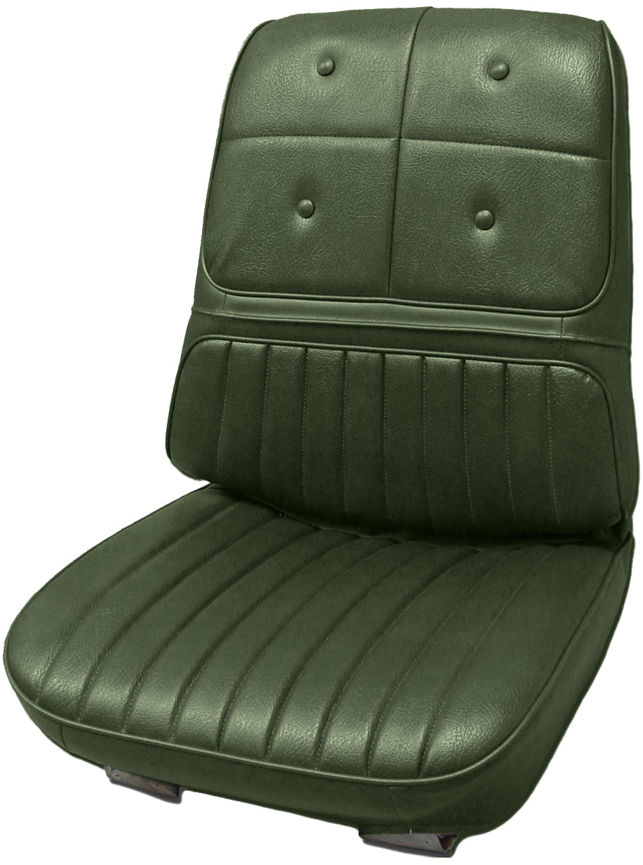 70 CUTLASS SUPREME/442 BUCKET SEAT UPHOLSTERY - GREEN