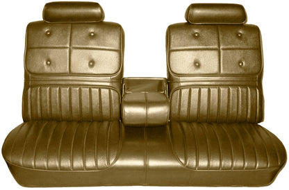 70 CUTLASS SUPREME/442 SPLIT BENCH W/ C.A.R. UPHOLSTERY - GOLD