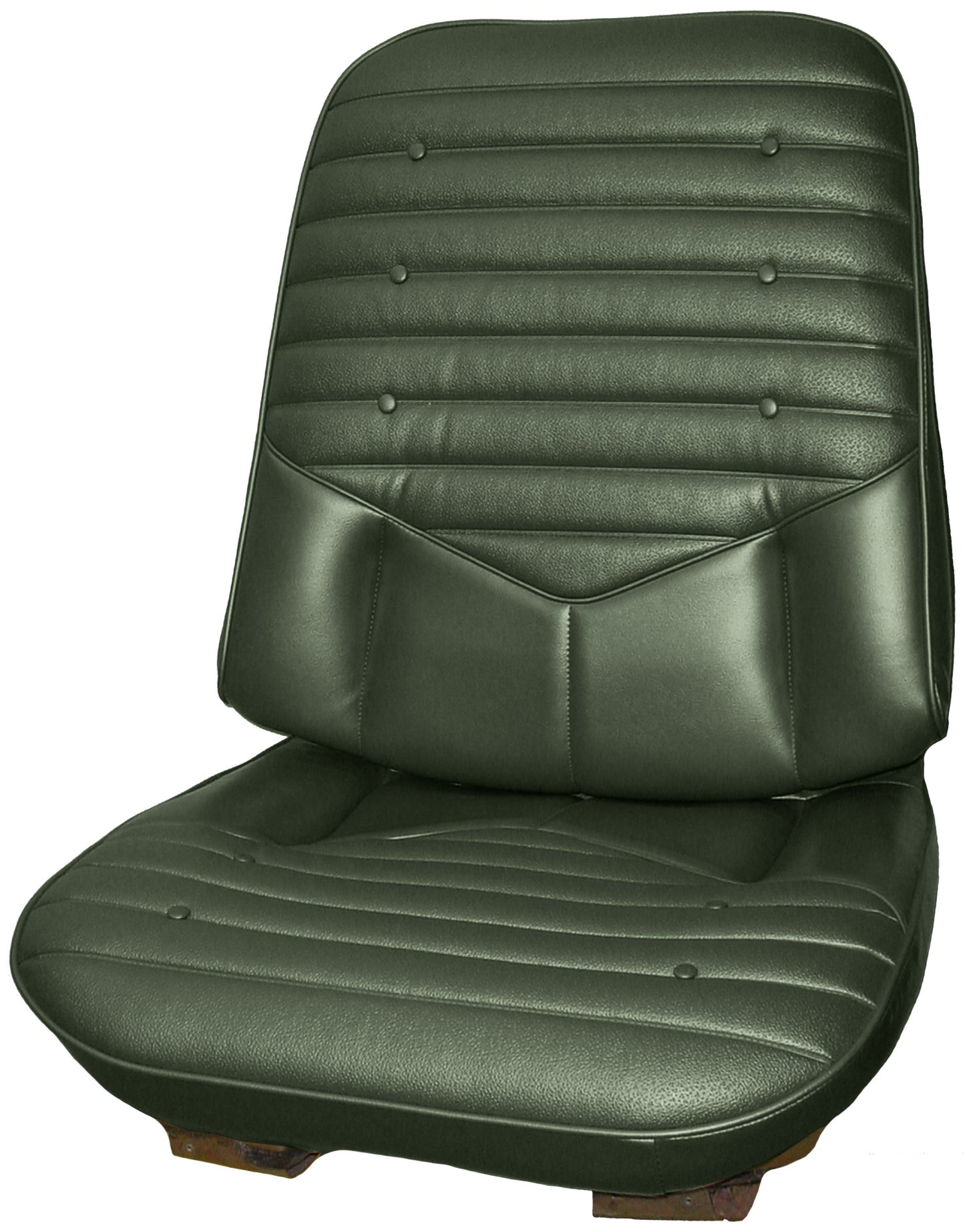 70 CUTLASS 'S'/442 BUCKET SEAT UPHOLSTERY - GREEN