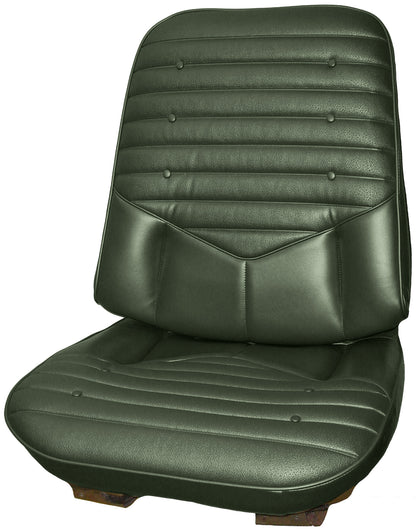 70 CUTLASS 'S'/442 BUCKET SEAT UPHOLSTERY - GREEN