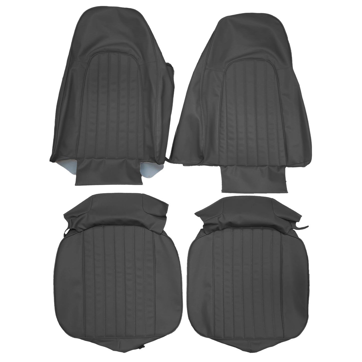 71 JAVELIN/AMX/GREMLIN BUCKET SEAT 'COACHMAN' UPHOLSTERY - BLACK