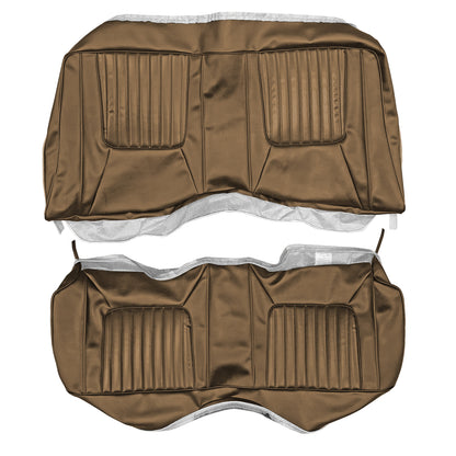 71 CHALLENGER "DELUXE" HARDTOP REAR UPHOLSTERY - BROWN