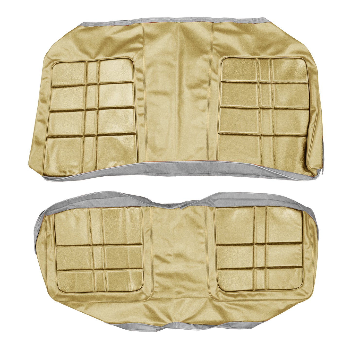 71 DEMON/DUSTER REAR UPHOLSTERY - EMBER GOLD