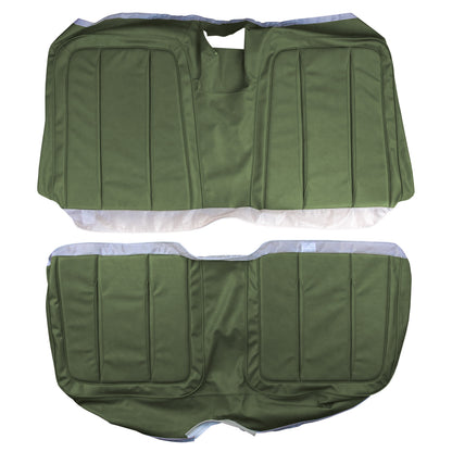 71 CHRYSLER 300/NEWPORT HARDTOP REAR UPHOLSTERY - GREEN