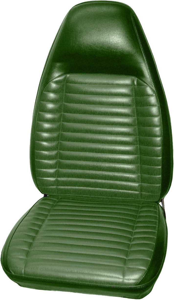 71 CHARGER/SUPERBEE/SATELLITE/ROADRUNNER/GTX BUCKET SEAT UPHOLSTERY - GREEN