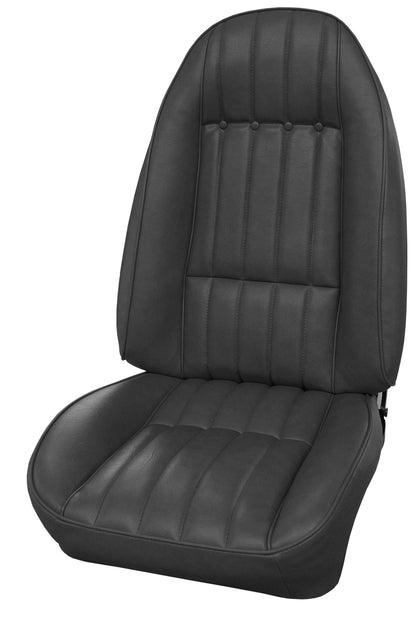 71 CAMARO "STANDARD" BUCKET SEAT UPHOLSTERY - BLACK