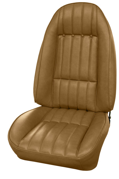 71 CAMARO "STANDARD" BUCKET SEAT UPHOLSTERY - SADDLE
