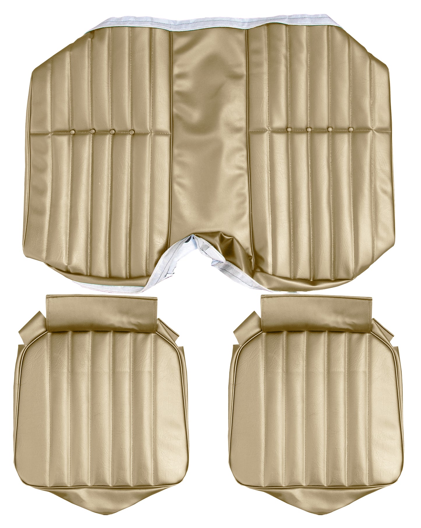 71 CAMARO "STANDARD" HARDTOP REAR UPHOLSTERY - SANDALWOOD