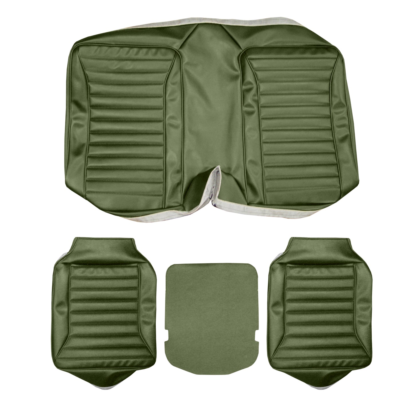 71 FIREBIRD/TRANS AM "STANDARD" HARDTOP REAR UPHOLSTERY - JADE GREEN