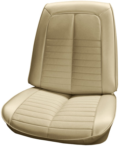 71 GTO/LEMANS SPORT BUCKET SEAT UPHOLSTERY - SANDALWOOD