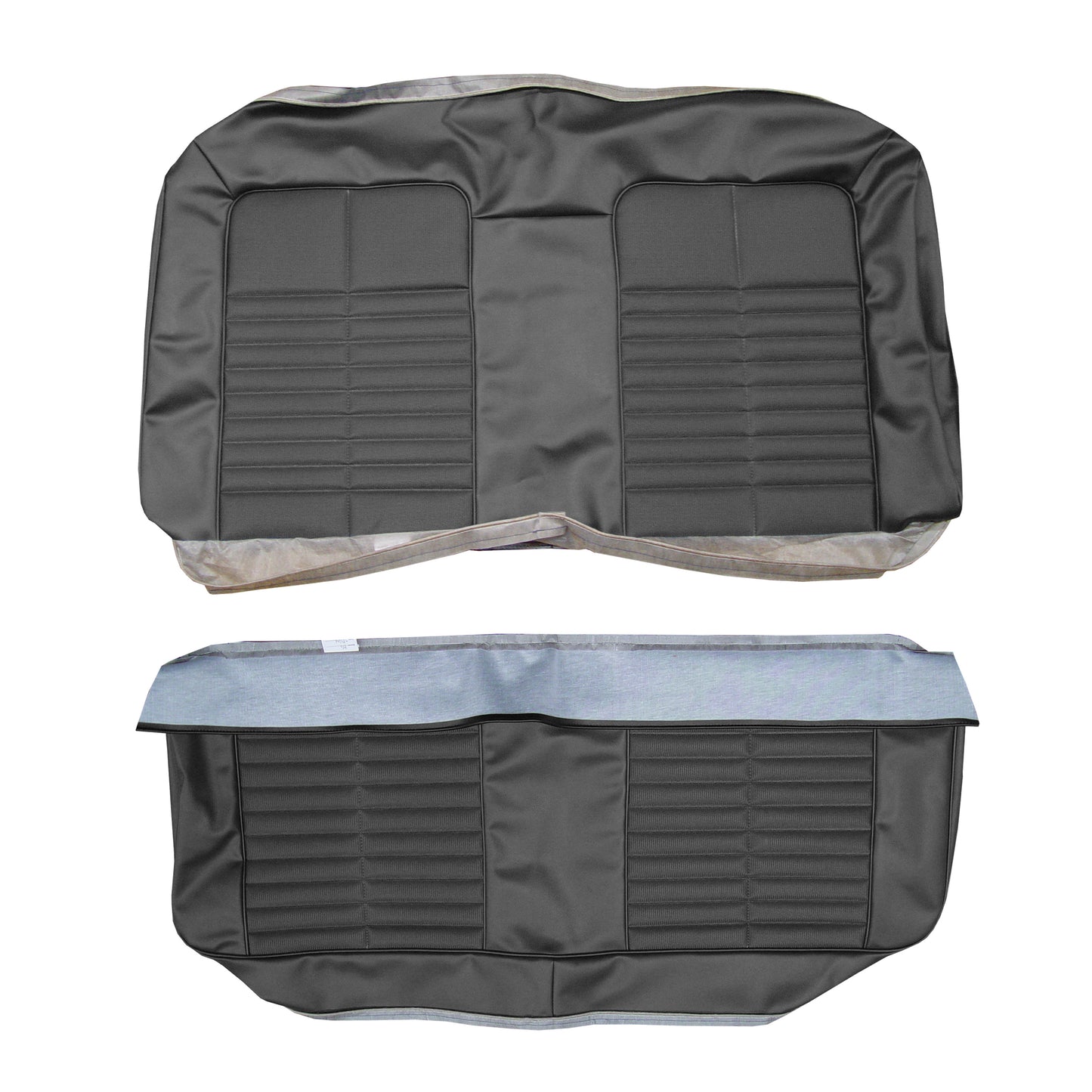 71 GTO/LEMANS SPORT HARDTOP REAR UPHOLSTERY - BLACK