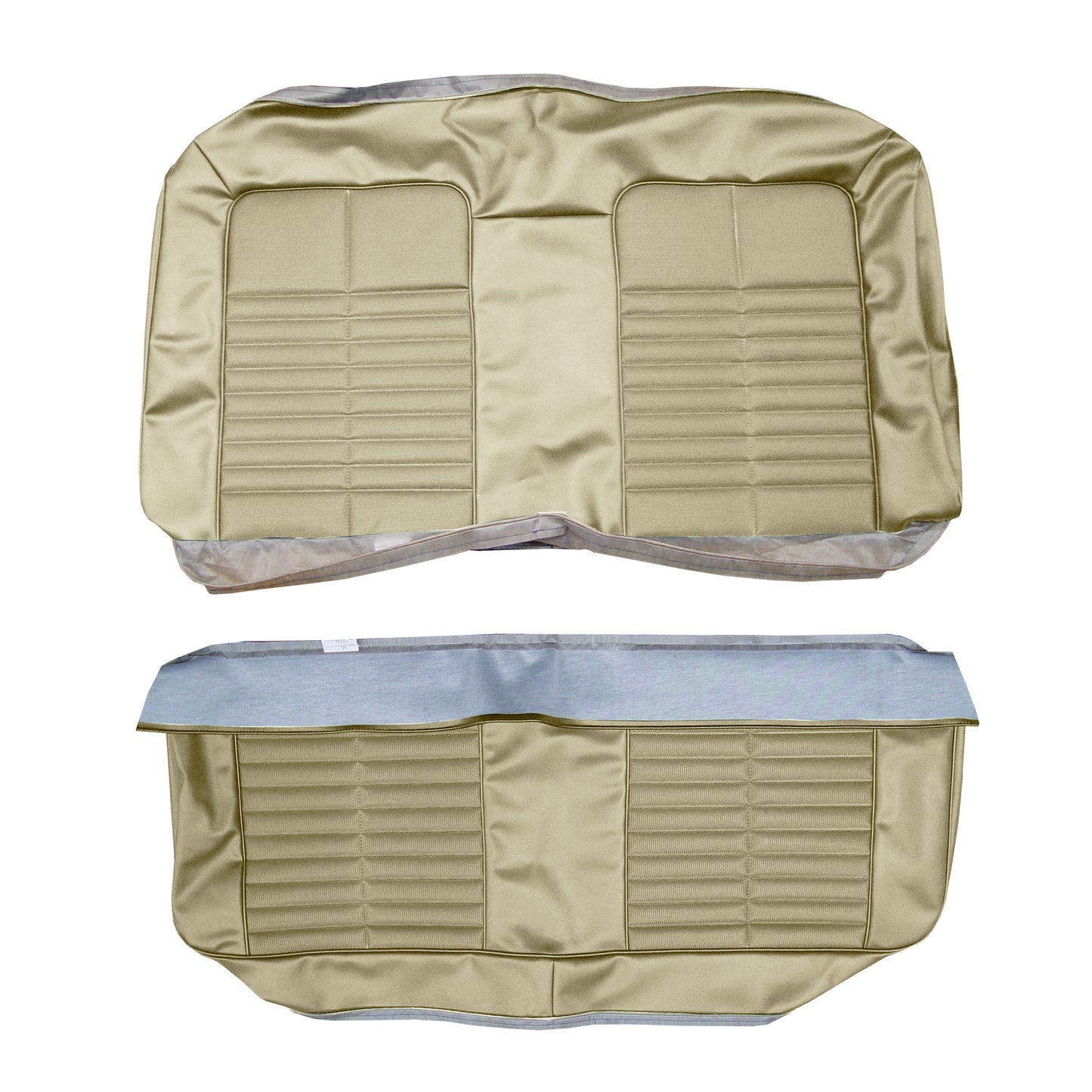 71 GTO/LEMANS SPORT HARDTOP REAR UPHOLSTERY - SANDALWOOD