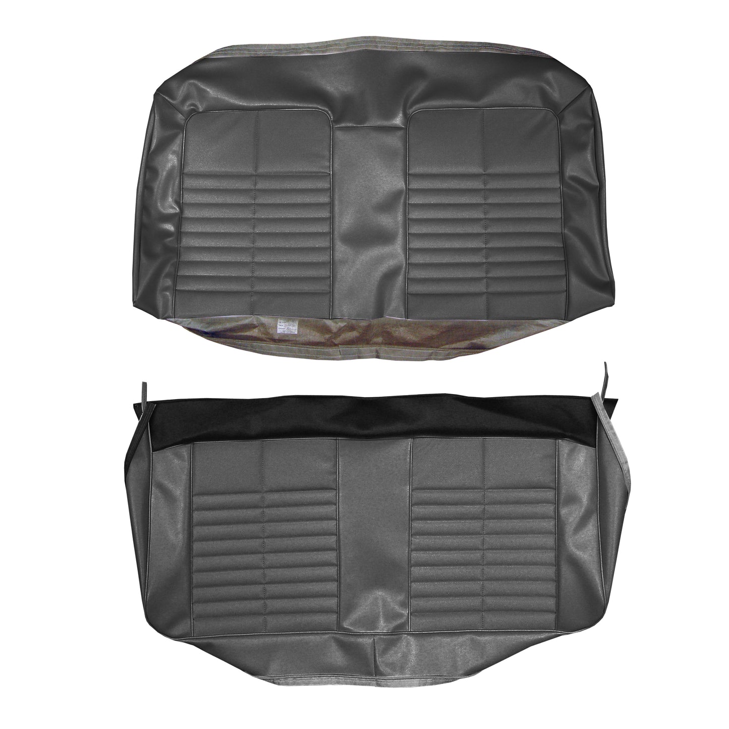 71 GTO/LEMANS SPORT CONVERTIBLE REAR UPHOLSTERY - BLACK