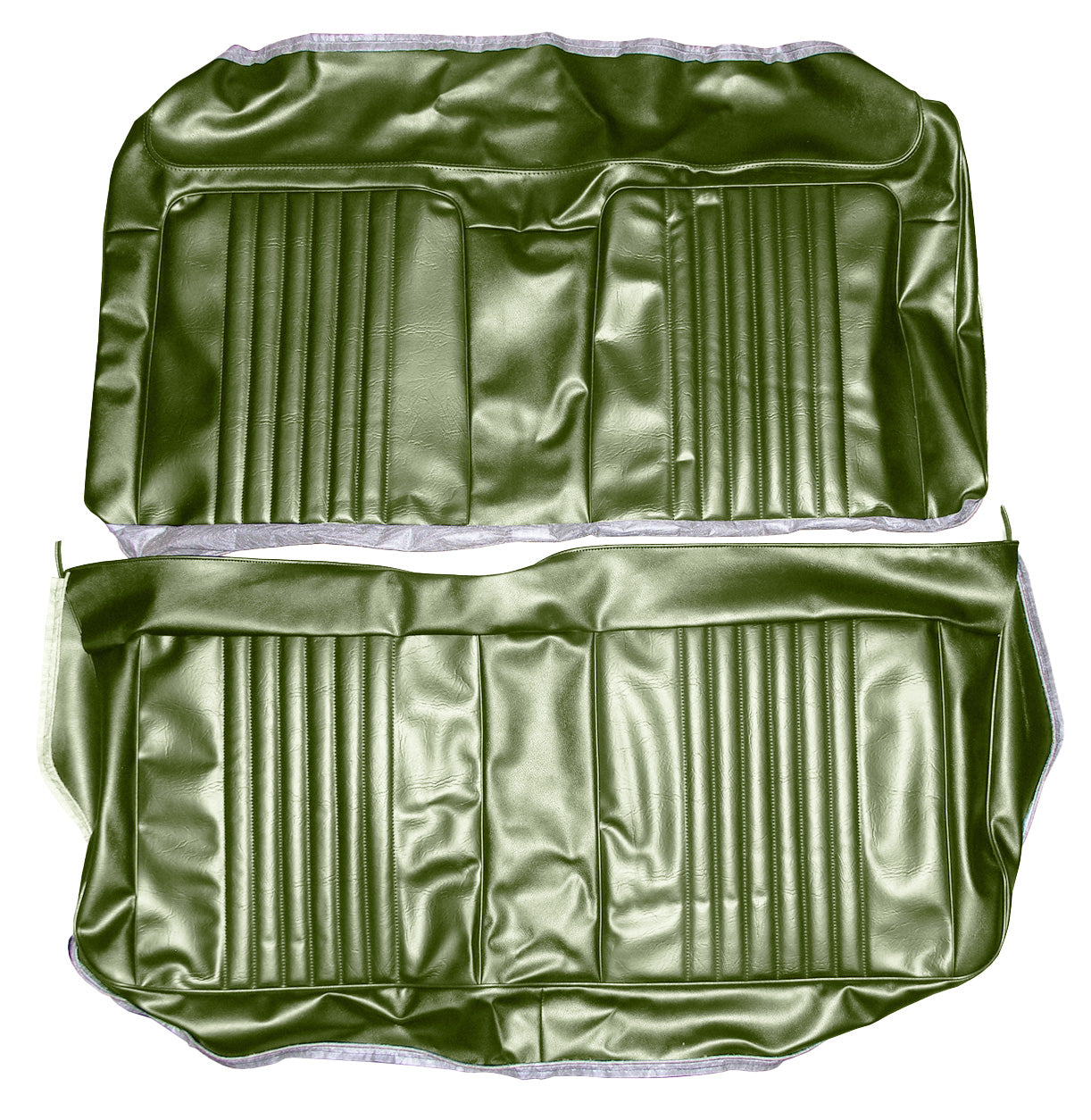 71 CHEVELLE/MALIBU HARDTOP REAR UPHOLSTERY - JADE GREEN