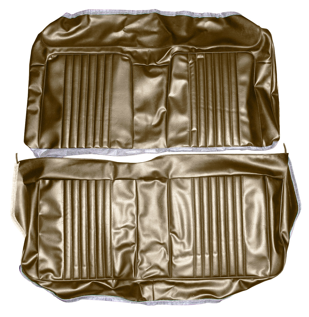 71 CHEVELLE/MALIBU HARDTOP REAR UPHOLSTERY - SADDLE