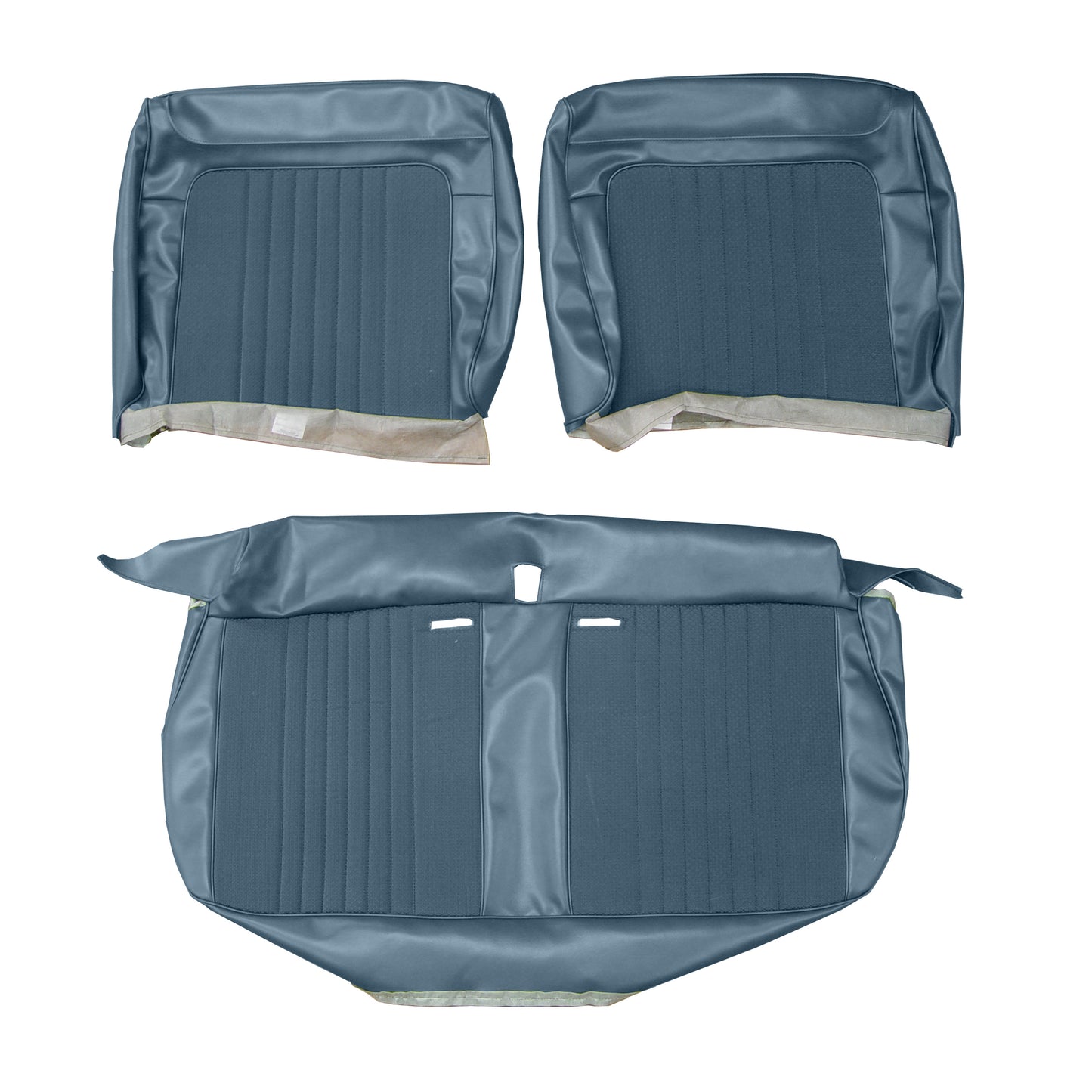 71 MALIBU SPLIT BENCH CLOTH UPHOLSTERY - SRM BLUE CLOTH/BLUE